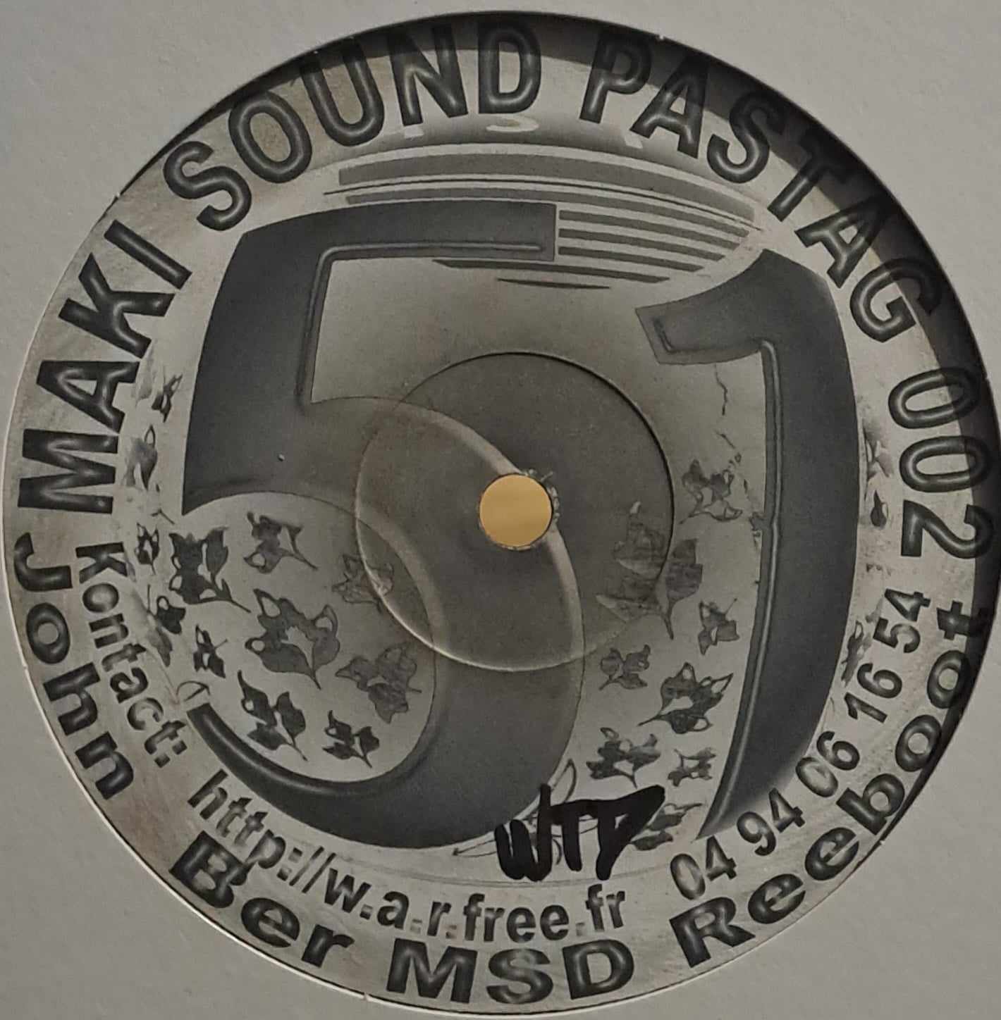 Maki Sound Pastag 02 - vinyle freetekno